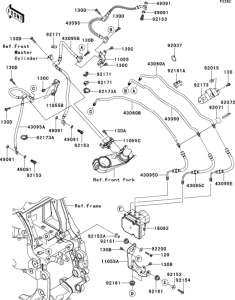ZG1400 Тормозные трубки