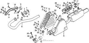 XL350 Глушитель