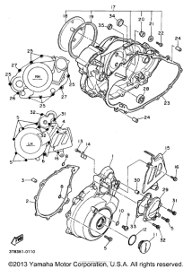 XT600EB Боковые крышки