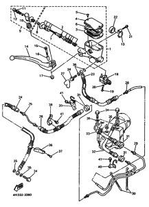 GTS1000A GTS1000AF Передний тормозной цилиндр