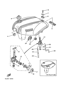 RZ250RR ﾌﾕｴﾙﾀﾝｸ