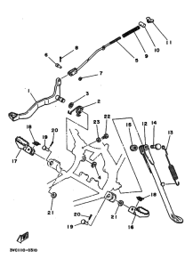 RT180 Support & repose pied