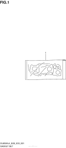DL650 (ABS) Набор прокладок