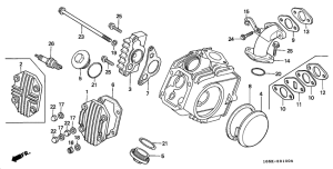 Z50J Крышка головки цилиндров