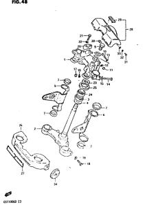 GS1100 Траверса нижняя