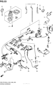 GSX-R1000 Wiring Harness (Gsx-R1000L4 E28)