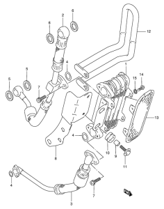 DR350 Масляный радиатор