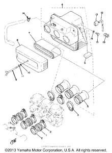 XS850SH Впускная система