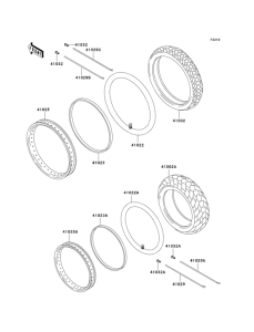 KLE250 Покрышки
