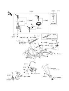 EX250 Замок зажигания