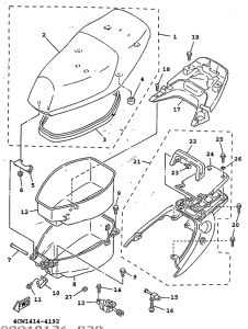 XC125K Seat. carrier