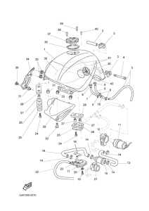 BT1100 Топливный бак