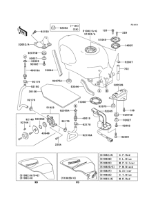 ZX600 Tank fuel