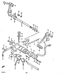 GS550 Переключение передач