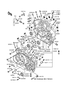 VN1500 Картер двигателя