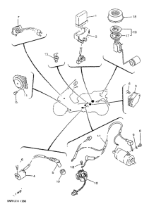 YP125D Электрика 1