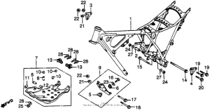 XL500R Xl500r frame 82