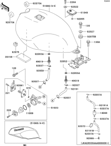 ER500 Fuel tank(1 / 2)(er500-a1)