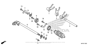 VT1300CT Вилка переключения передач