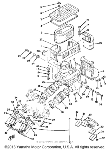 RD400F Впускная система