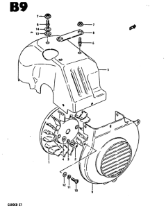 CS80 Вентилятор охлаждения