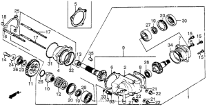VT700C Дифференциал