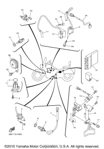 XVS950CT Электрика