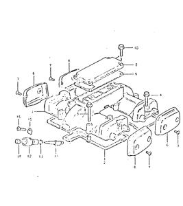 GSX400 Крышка головки цилиндров