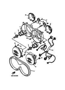 FZR600 FZR600A Phare