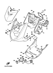 XC125 NXC125 Щиток облицовочный