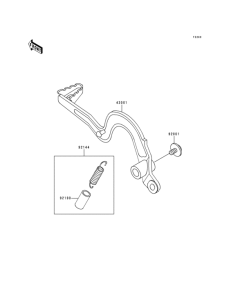  Педаль тормоза