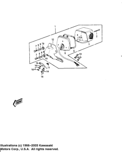 KV100 Taillight unit ass`y