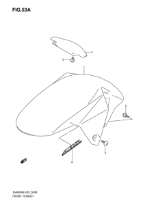 SV650 Переднее крыло