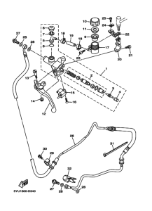 MT01 Передний тормозной цилиндр