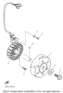 FZR600RHC Генератор
