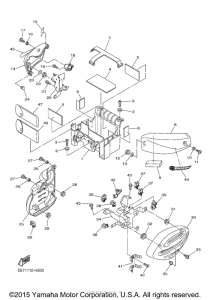 XVS950A Боковые обтекатели