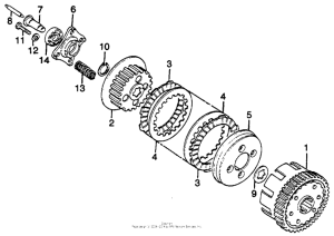 CT125 Сцепление