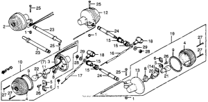 CB400 Задний фонарь