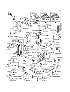 KLX250 Радиатор