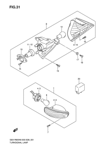 GSX-R600 Поворотники
