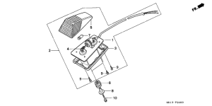 XR250R Taillight unit ass`y