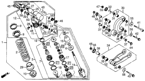 CR250R Shock absorber 87
