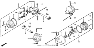CM200 Turn signal 81-82