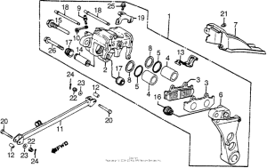 CBX Задний суппорт