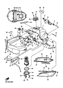 YZF-R1S Tank fuel