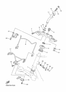 XV250 Управление