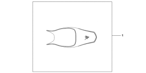 CB600F (ABS) Kit seat assy se