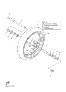 YZF-R6 Переднее колесо