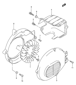 AE50 Вентилятор охлаждения