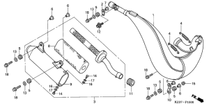 CR250R Глушитель